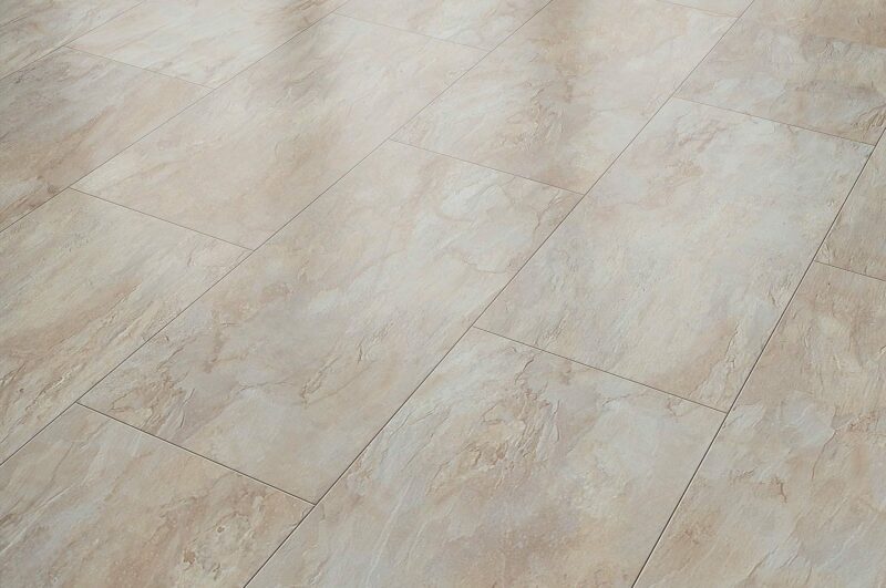 Classen Visiogrande Fliesenoptik Indischer Buntschiefer wasserresistente - Schiefer hell Laminat