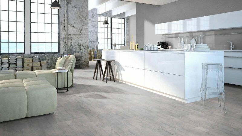 Classen Visiogrande Autentico Sichtbeton Fliesenoptik wasserresistente Laminat - Image 2