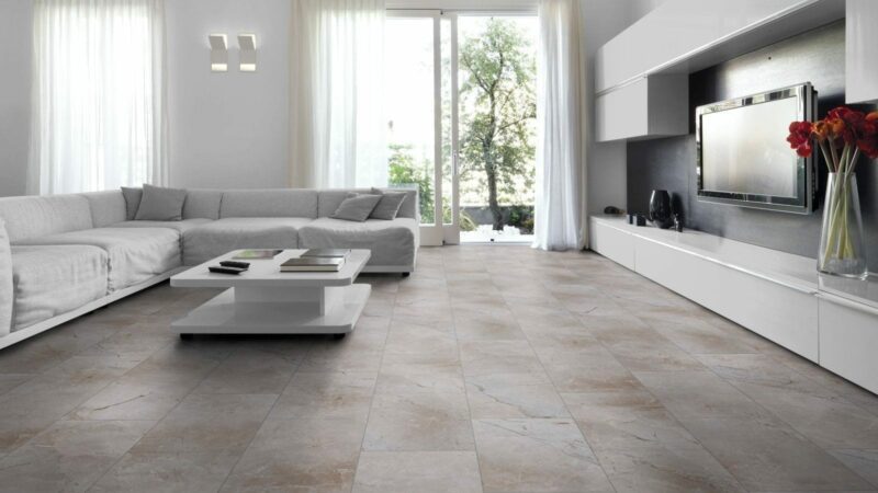 Kronotex Mega plus Fliesenoptik Naxos - Marmor hell Laminat - Image 4