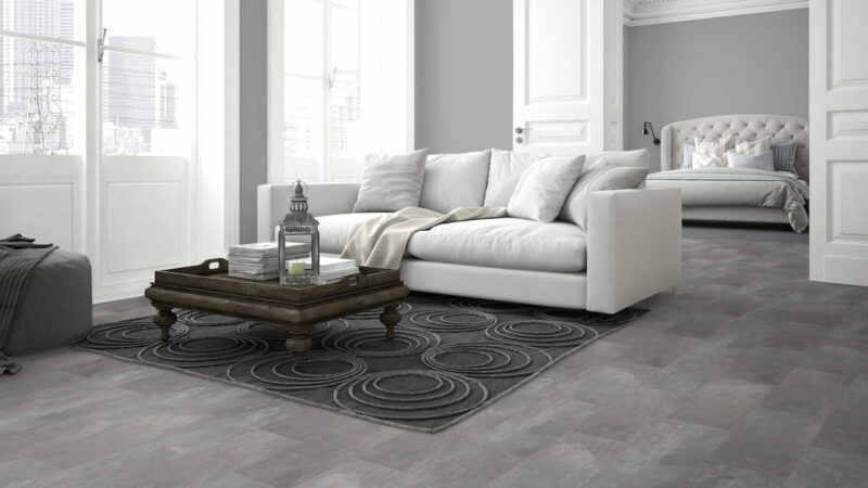 Classen Visiogrande Fliesenoptik Tonschiefer grau Laminat - Image 4