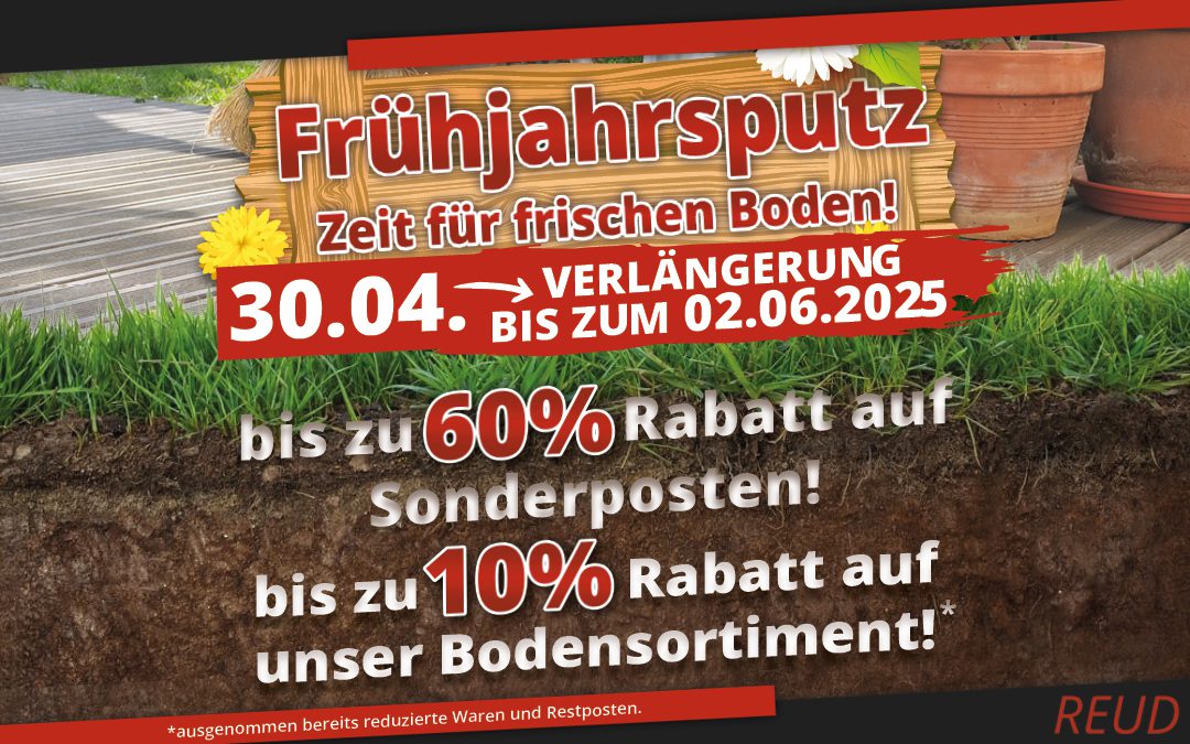 🌼 Frühjahrsputz bei REUD! 🌼